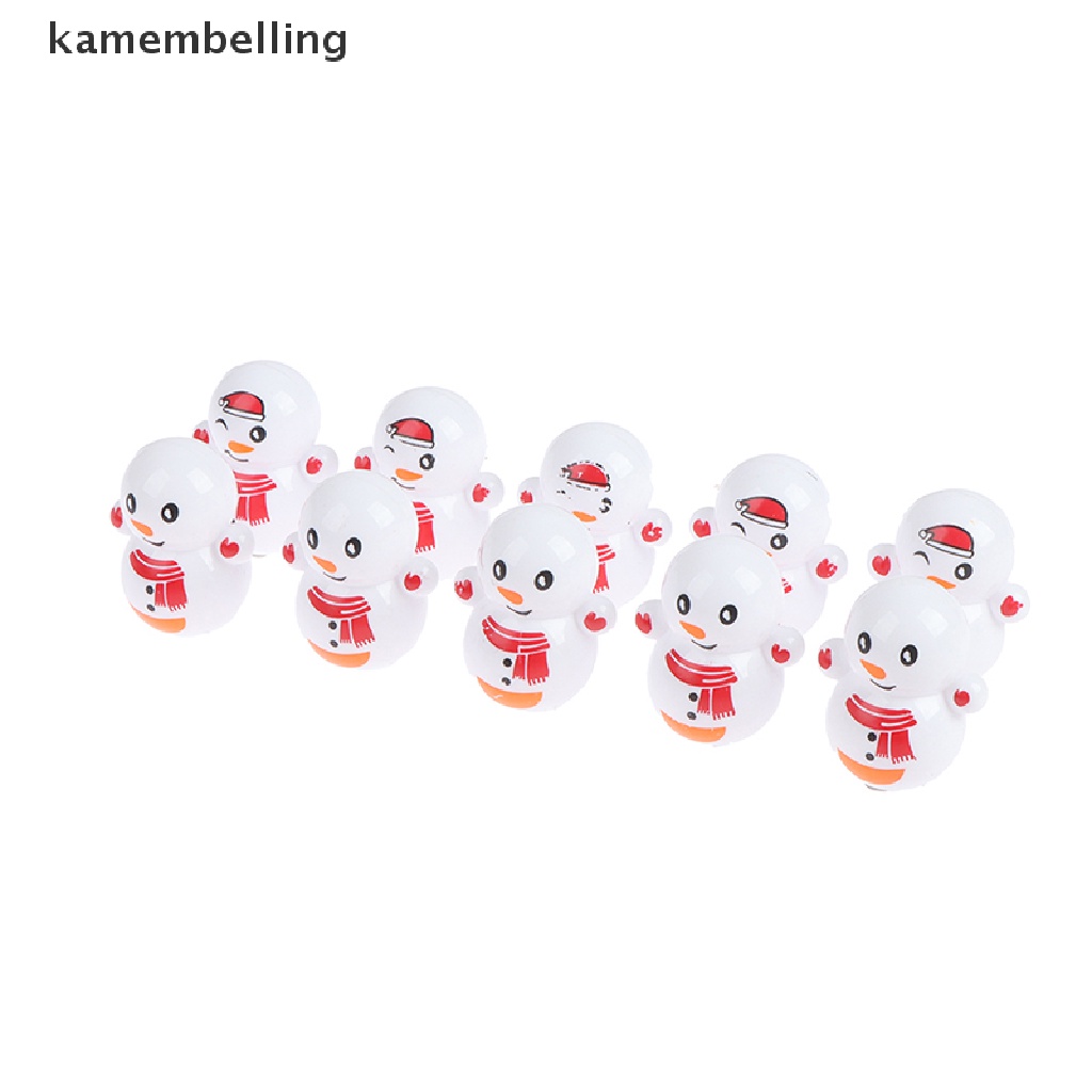 Set 10 Đồ Chơi Lật Đật Mini Giúp Giảm Căng Thẳng Họa Tiết Hoạt Hình Vui Nhộn