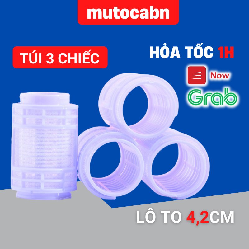 Lô Cuốn Tóc Tự Dính 2 Lô Nối Dài 14cm Đường Kính Lớn Tạo Kiểu Uốn Mái Dài Cỡ Lớn