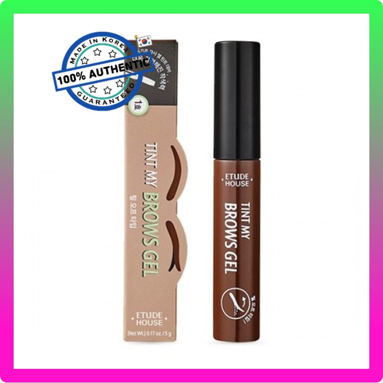 (hàng Mới Về) Gel Nhuộm Lông Mày Etude House 5g / Tint My Brows Gel