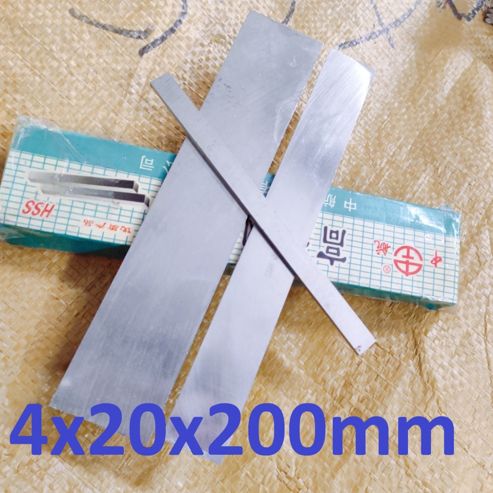 Thép gió đủ size HSS 4x20x200mm, giá 1 cái