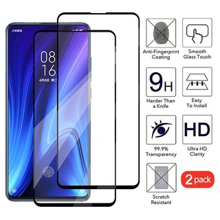 Set 2 kính cường lực bảo vệ màn hình cho Xiaomi Redmi K20 Pro Mi 9T
