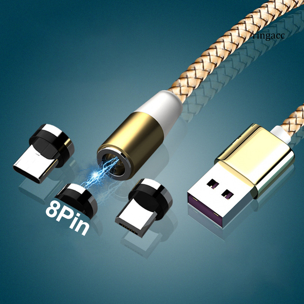 Cáp Sạc Nhanh Từ Tính Ra-3A Cổng Micro Usb Cho Điện Thoại