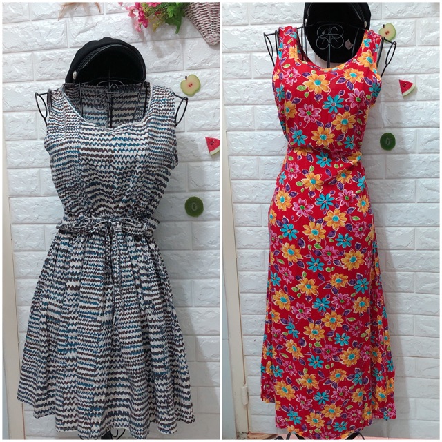 COMBO 2 đầm Tole mặc nhà mát mẻ