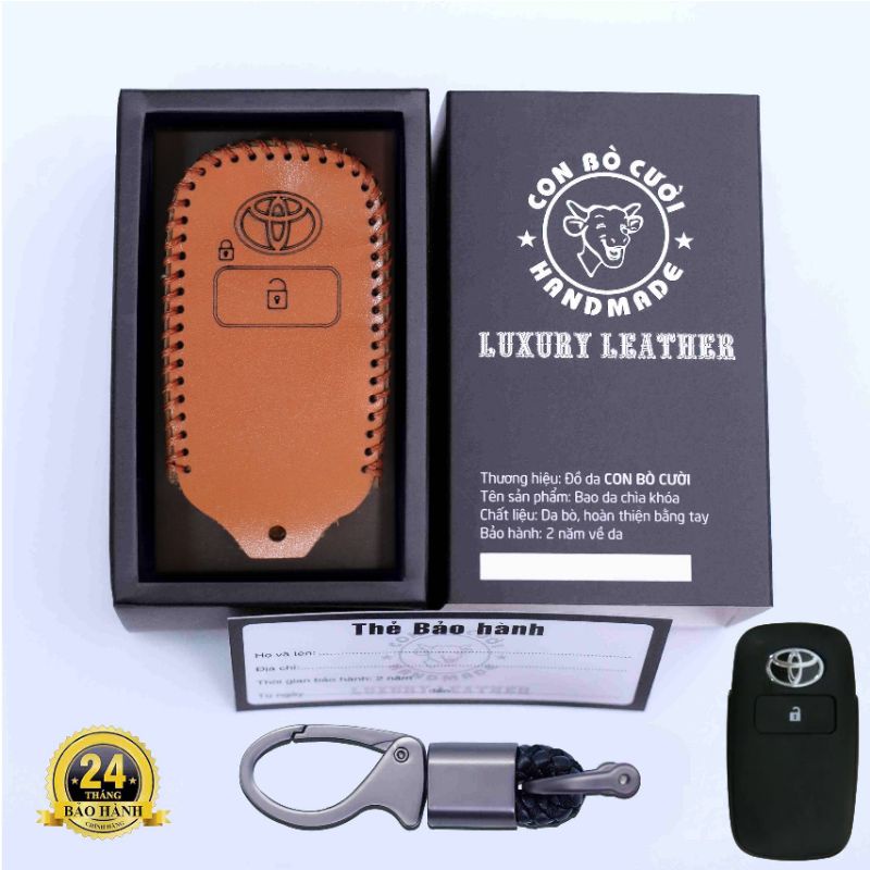 Bao da chìa khoá TOYOTA RAIZE, Veloz cross, Avanza 2022