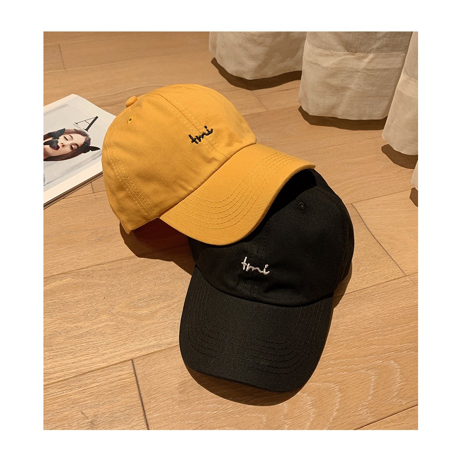 Nón lưỡi trai nam nữ Unisex thêu chữ TMI phong cách mũ Hàn Quốc