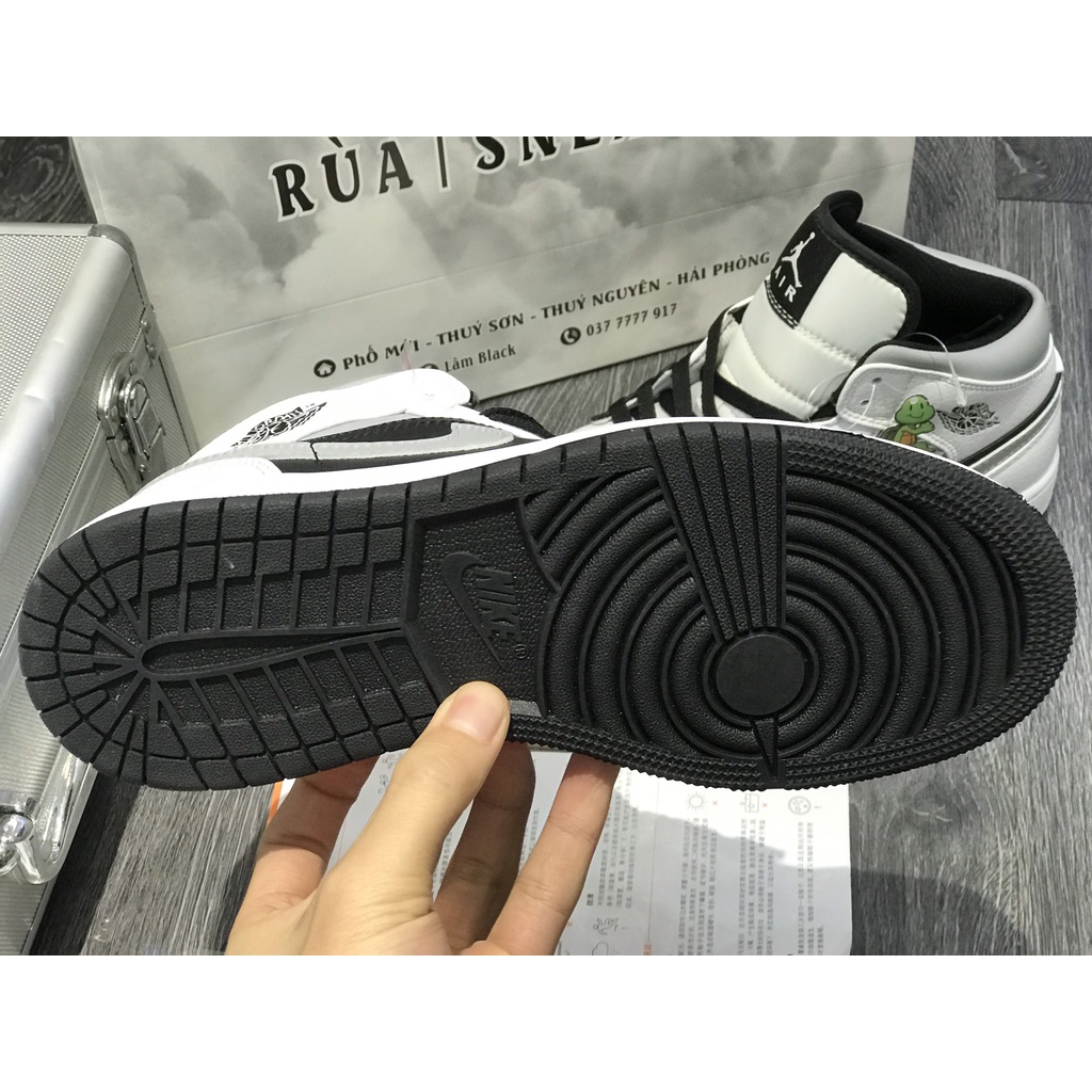 Siêu Phẩm Giày Thể Thảo Sneaker JD Xám Đen Cao Cổ SIêu Xinh Cao Cấp Ảnh Thật + freeship + Tặng Tất