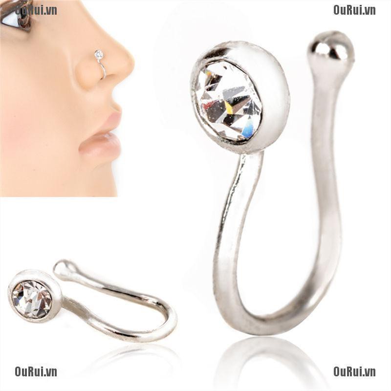 Khuyên Xỏ Ngón Chân Bằng Thép Không Gỉ Đính Đá Pha Lê Thời Trang Dành Cho Nữ