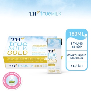 Sữa Tươi Tiệt Trùng Vị Tự Nhiên TH Truemilk GOLD(48 hộp)