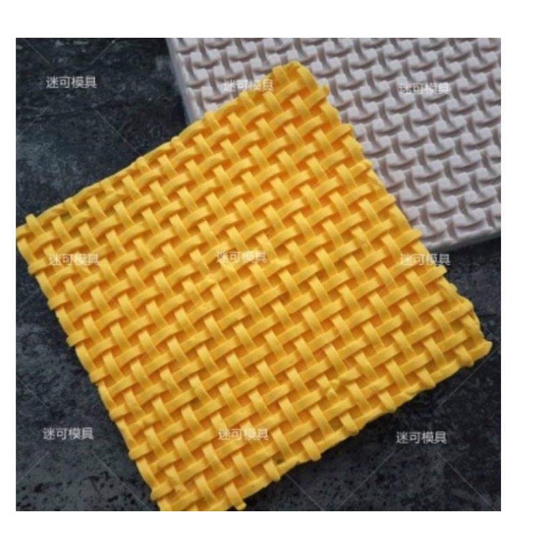 Silicon vân mặt bánh dứa vuông