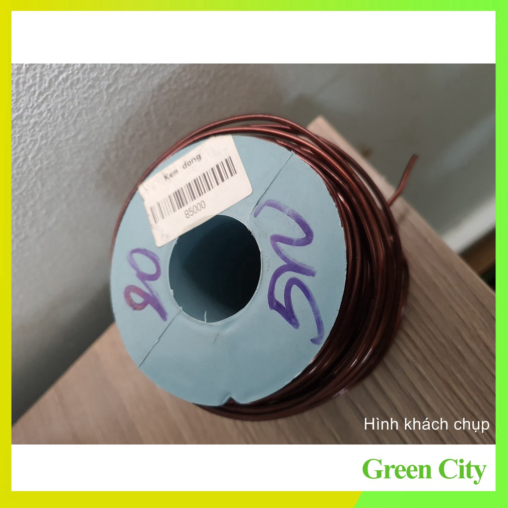 Dây nhôm mạ đồng uốn cây kiểng cuộn 500gram  - Green City
