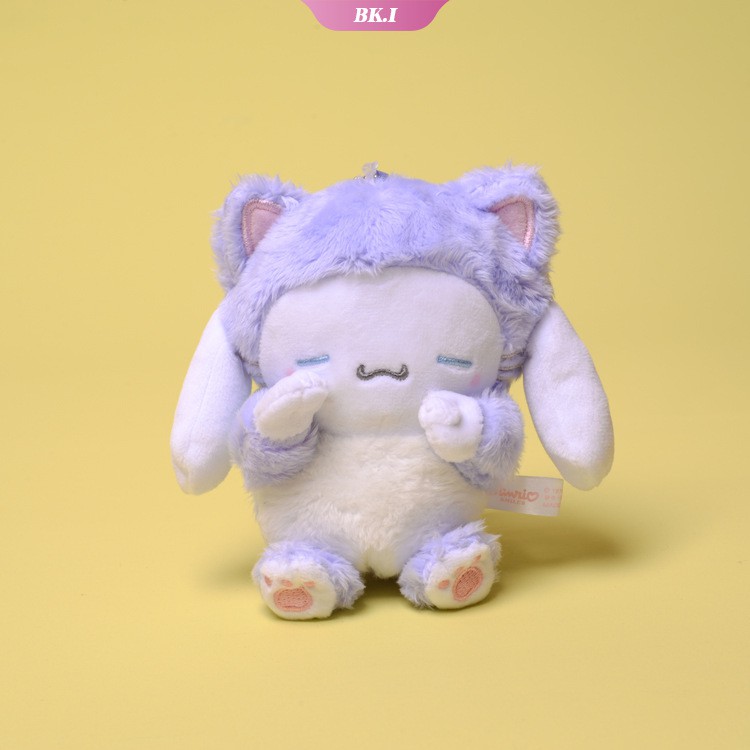 Thú Nhồi Bông Hình Mèo Cinnamoroll Màu Tím Nhạt Đáng Yêu