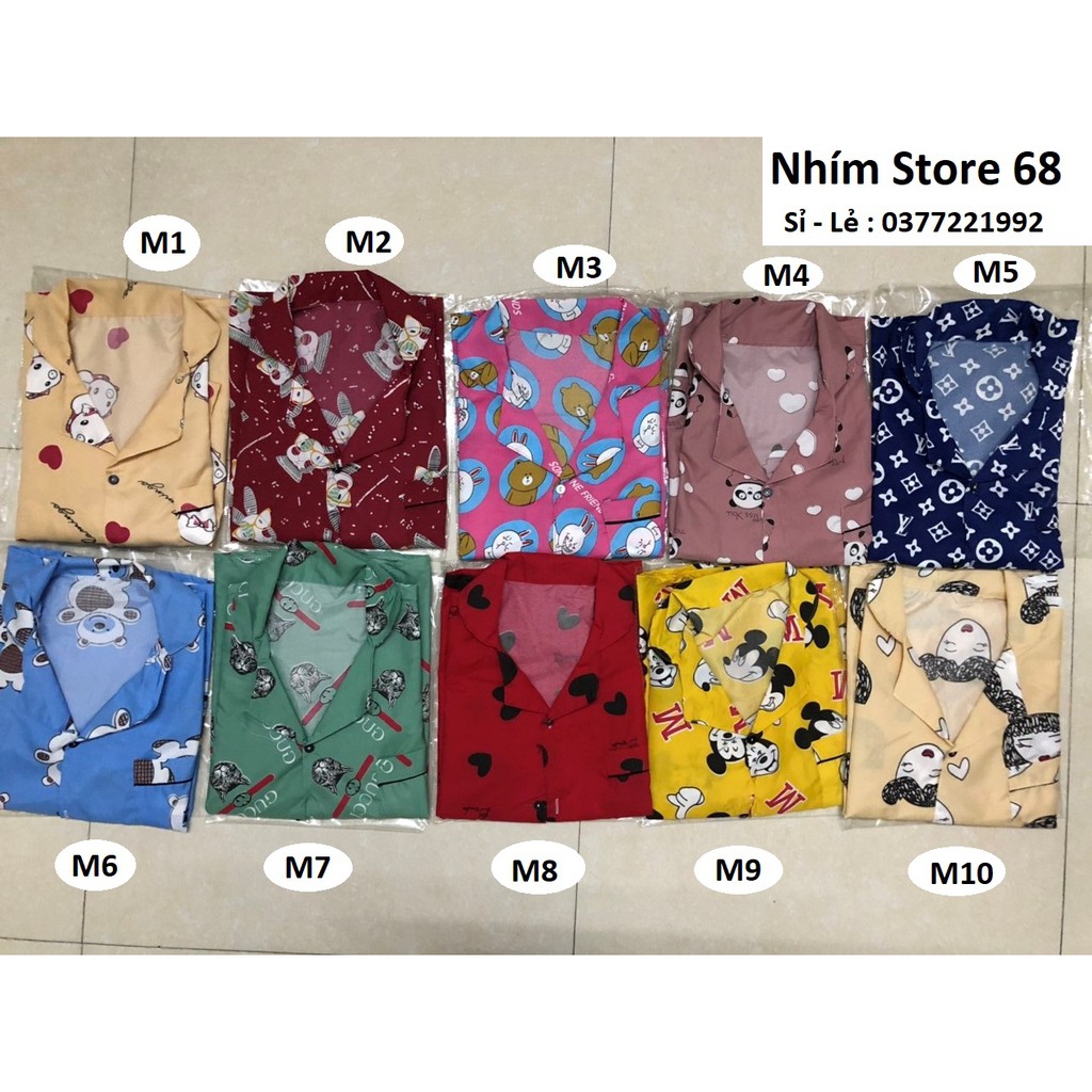 [HÀNG MỚI 2020] Bộ đồ ngủ Pizama Cộc Tay hè siêu mát | BigBuy360 - bigbuy360.vn