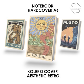 Sổ tay ghi chú agenda a6 bìa cứng kiểu retro