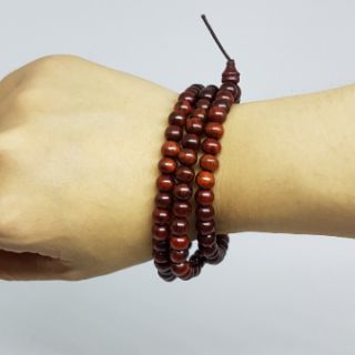 Vòng gỗ trắc 108 hạt
