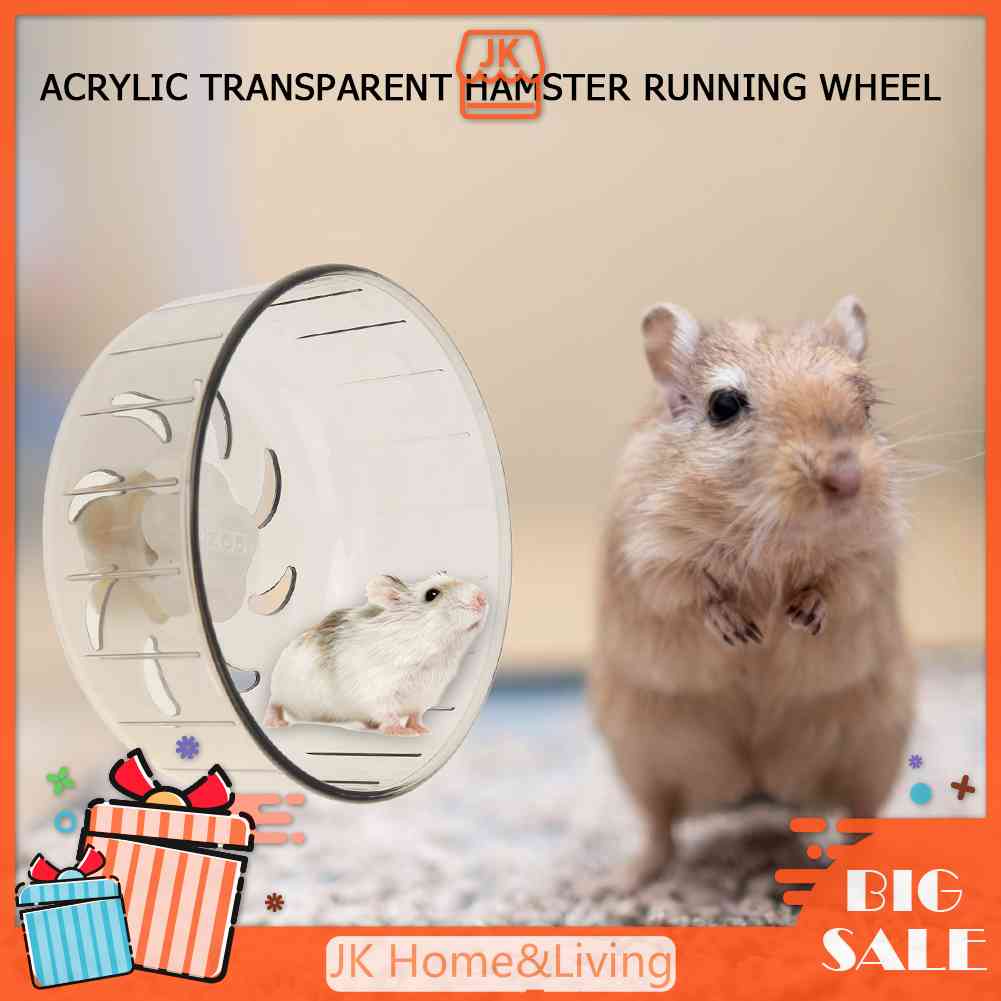 Bánh Xe Chạy Trong Suốt Cho Chuột Hamster
