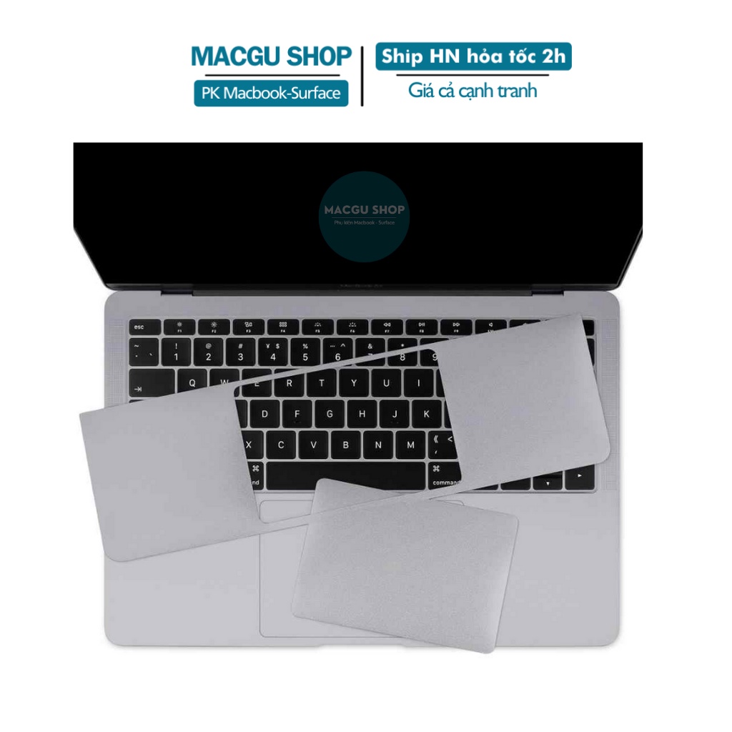 Bộ Dán Kê Tay Kèm Trackpad Macbook JRC 4 Màu-đủ đòng. Dán từ tính không dính keo
