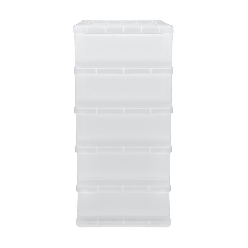 HomeBase SN Tủ nhựa 5 ngăn kéo KNOWLEDGE5 Thái Lan W28xH61.5xD37cm màu trắng