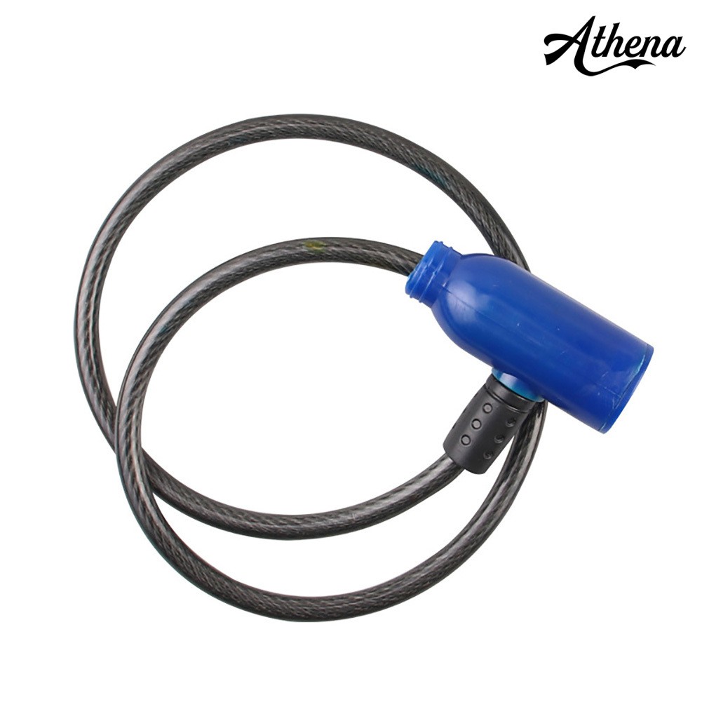 Ổ Khóa Dây Thép An Toàn Chống Trộm Cho Xe Đạp Kèm 2 Chìa Khóa