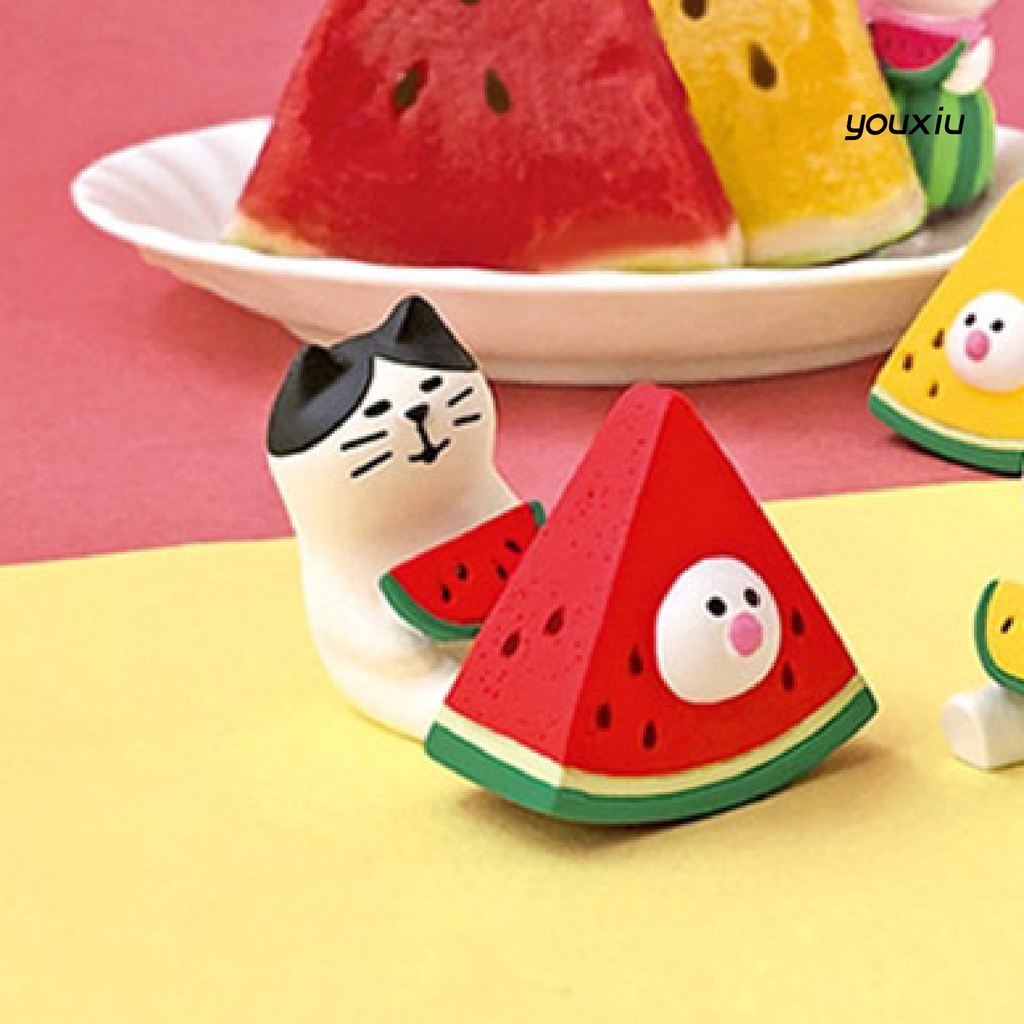 Mô Hình Đồ Chơi Hình Quả Dưa Hấu Mini Dùng Để Trang Trí Bánh Sinh Nhật