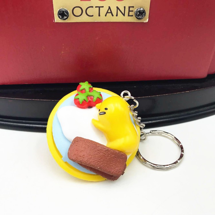 Móc Khóa ốp la gudetama kute - treo cặp sách - chìa khóa mã XAN85 Puy tín