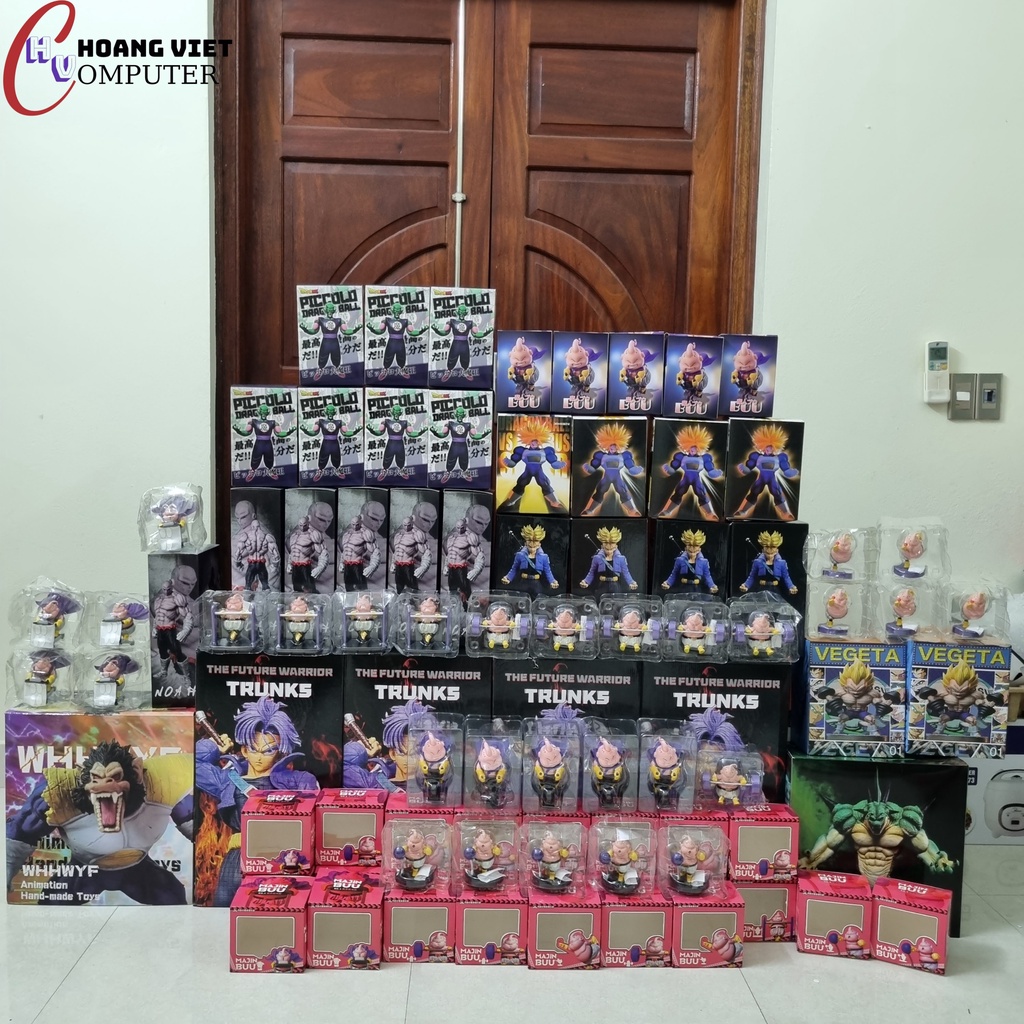 Full bộ mô hình mabuu tập gym siêu dễ thương - Mô hình mới ra mắt Dragon Ball