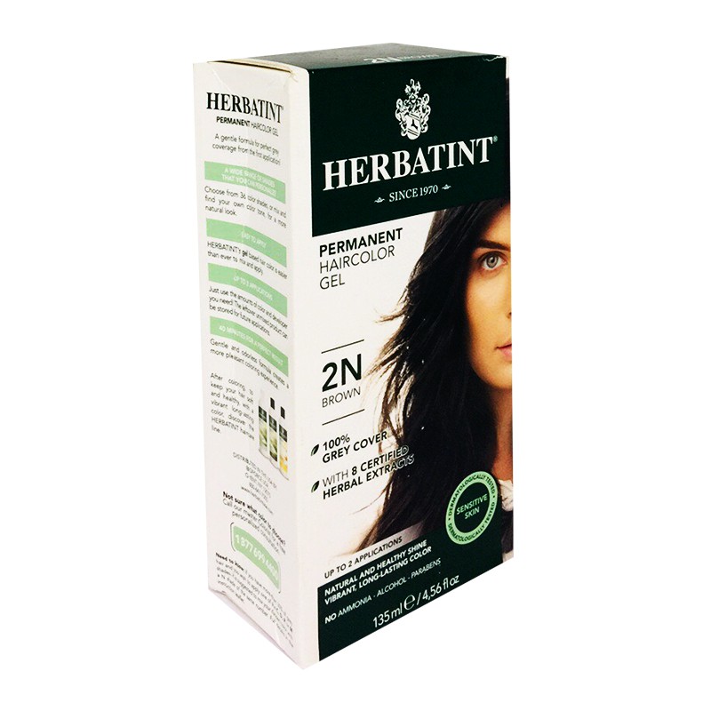 Gel nhuộm tóc thảo dược màu nâu HERBATINT 2N BROWN