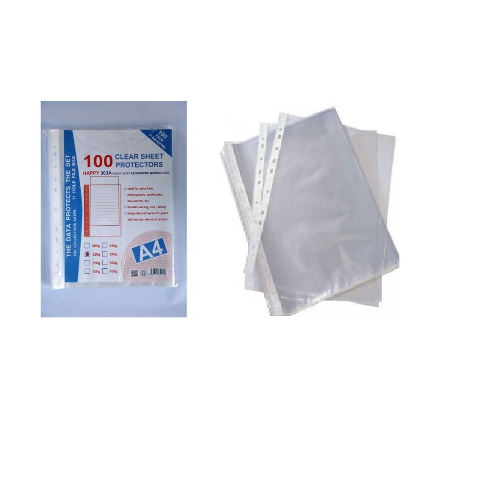 Bìa lỗ A4 320g - Xấp