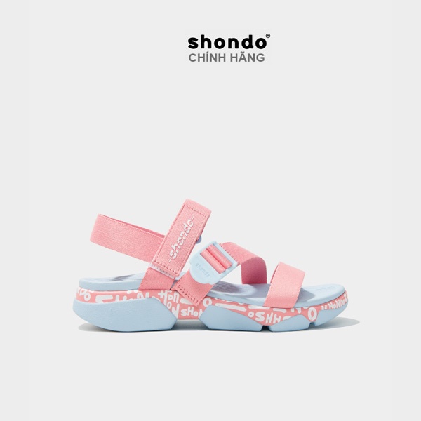 SHONDO | Sandal Shondo F7 track MONOGRAM vẽ tay F7T3070