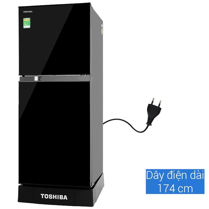 Tủ lạnh Toshiba ngăn đá trên Inverter 194 lít GR-A25VM - Chính hãng BH 2 năm - Miễn phí lắp đặt