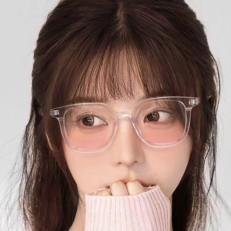 Kính Mát Gọng Vuông Màu Gradient Phong Cách Retro Thời Trang