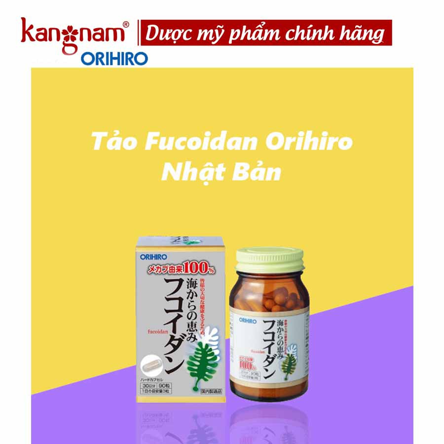 Tảo Orihiro Fucoidan 90 viên