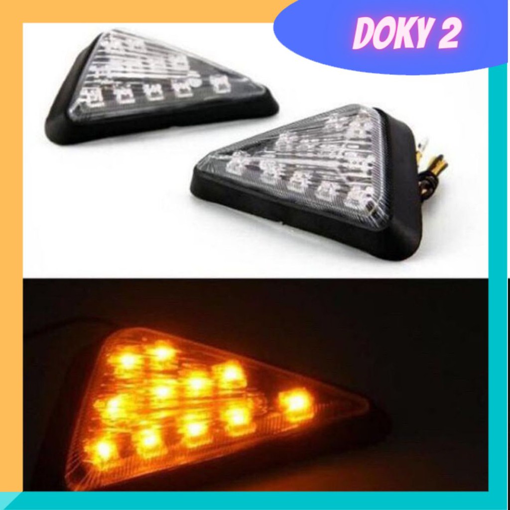 XI NHAN TAM GIÁC 🏍🏍 XI NHAN 9 TIM LED GẮN ĐƯỢC  TRÊN NHIỀU DÒNG XE MÁY - XNTG