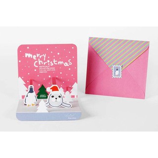 Set 10 thiệp giáng sinh 3D