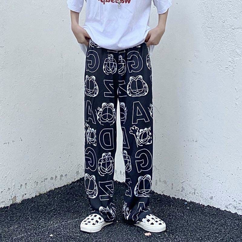 [ Mặc 2 Kiểu ] Quần Cull Ống Rộng dài in Chuyển Nhiệt hoạt hình Cartoon mặc 2 kiểu siêu Chất | BigBuy360 - bigbuy360.vn