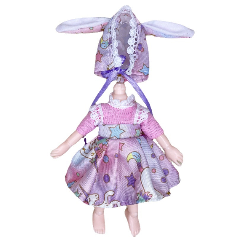 Bộ Trang Phục Hóa Trang Cho Búp Bê 16-17 Cm 1 / 8 16-17