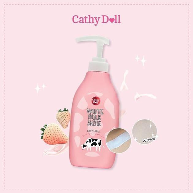 Sữa Dưỡng Thể Sáng Da Sữa Bò Cathy Doll White Milk Shine Body Lotion