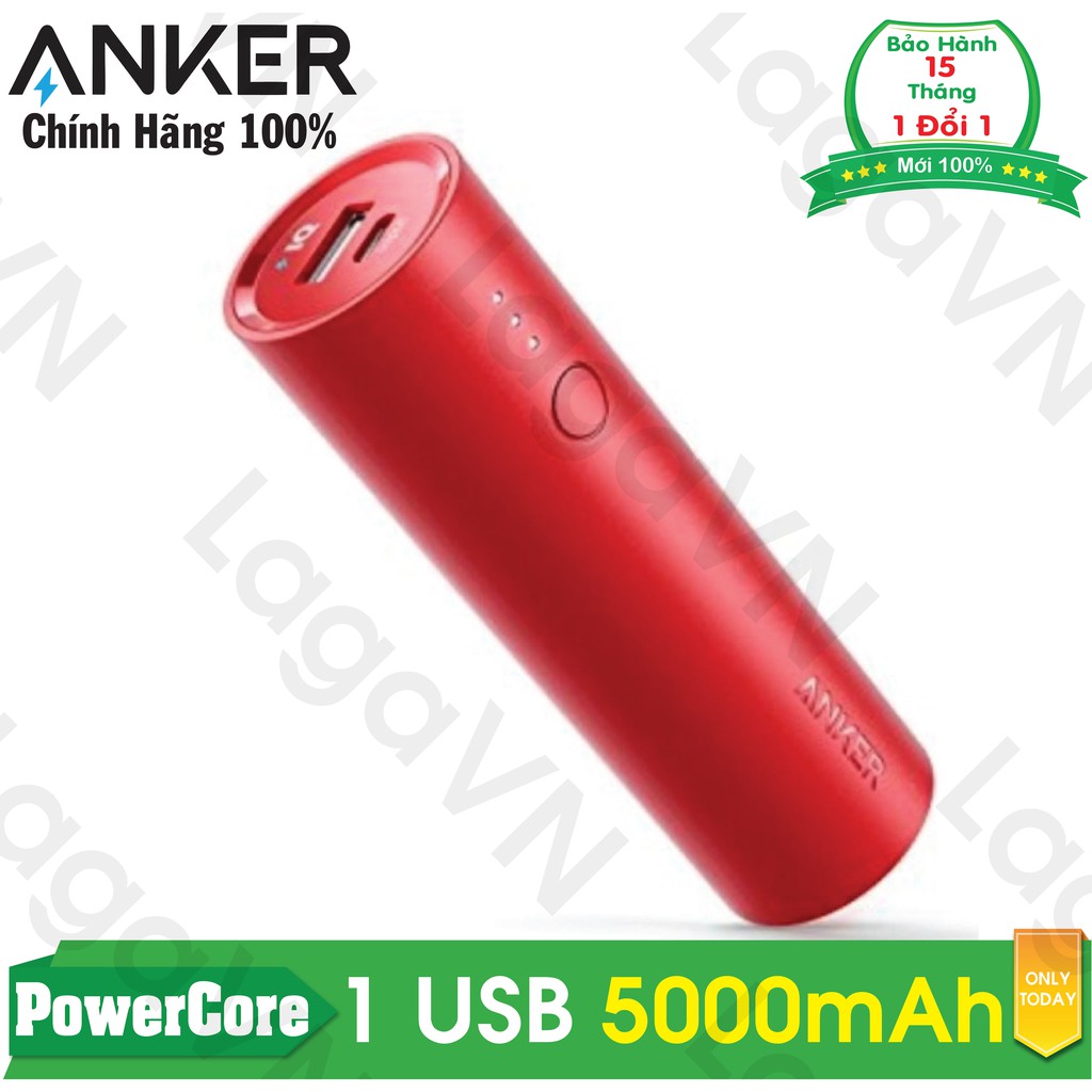 Pin sạc dự phòng ANKER PowerCore 5000mAh Portable Charger - A1109091