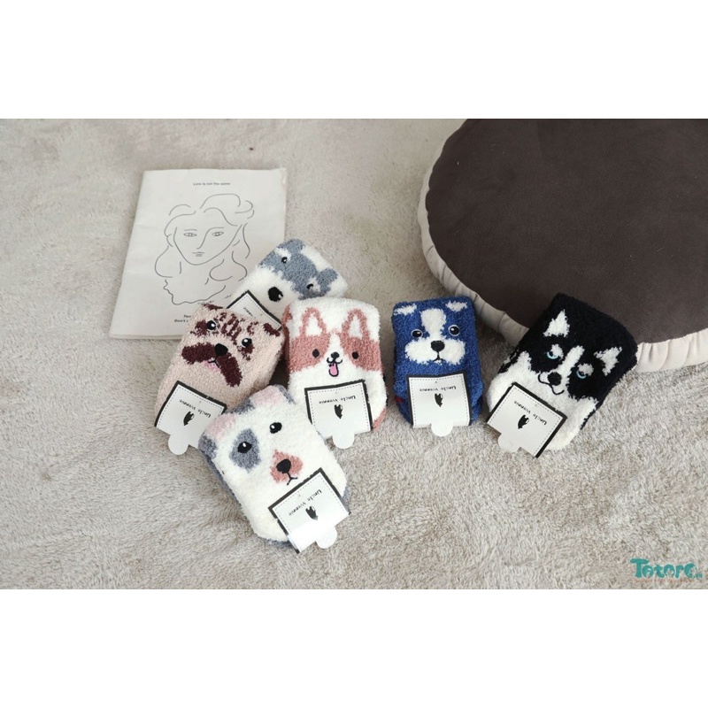 Vớ dài lông xù mềm mại siêu cute