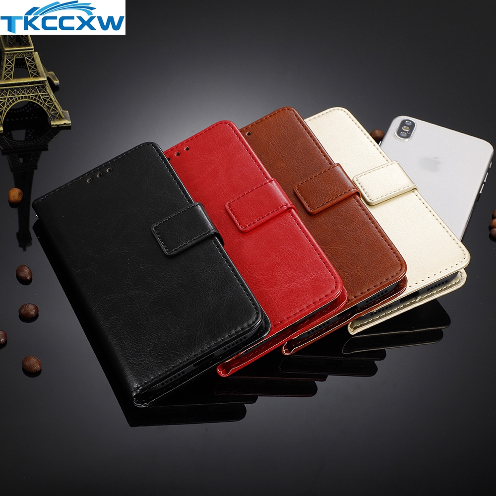 Bao da điện thoại PU nắp lật có ngăn đựng thẻ cho OPPO A8 A31 A91 F15 A12 A12E FIND X2 PRO RENO | BigBuy360 - bigbuy360.vn