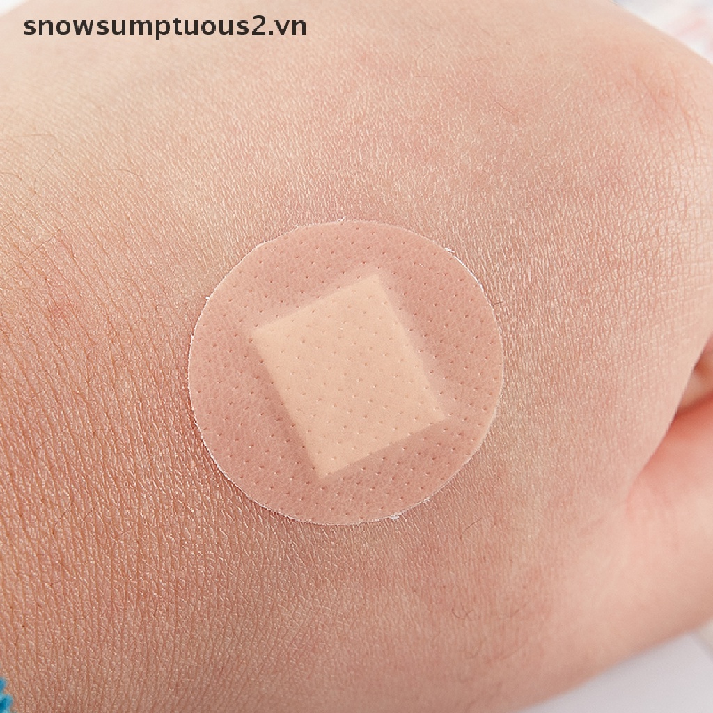 [Hàng mới về] Bộ 50 miếng băng dán y tá hình tròn không thấm nước