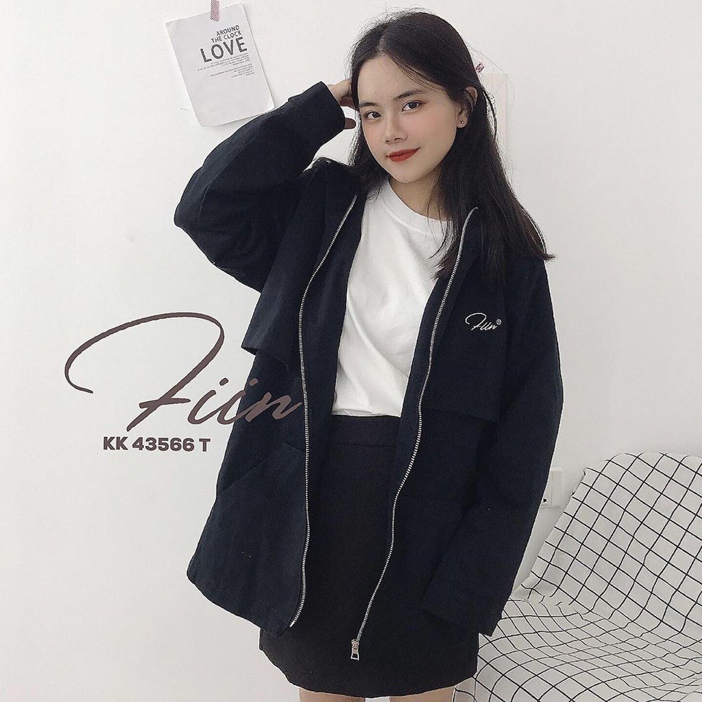 ÁO KHOÁC KAKI Fiin Đen - Made by Fiin