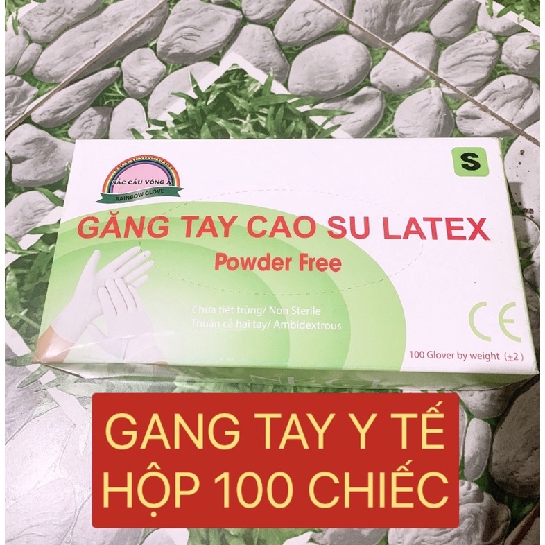 HỘP 100 CHIẾC GANG TAY Y TẾ,GANG TAY SPA,GANG ĐI CẤY