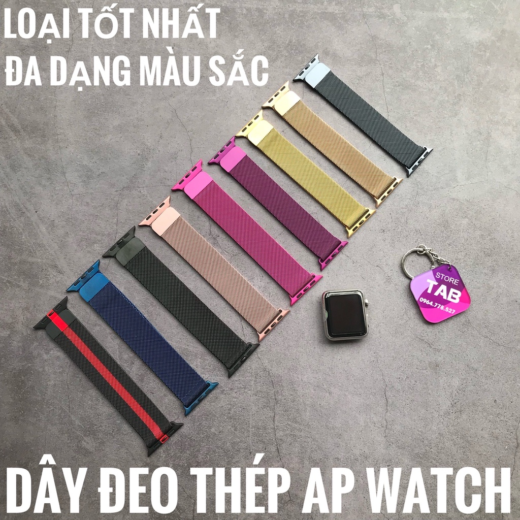 Dây Đeo Thép Không Gỉ Cho Ap Watch - Milanese Loop