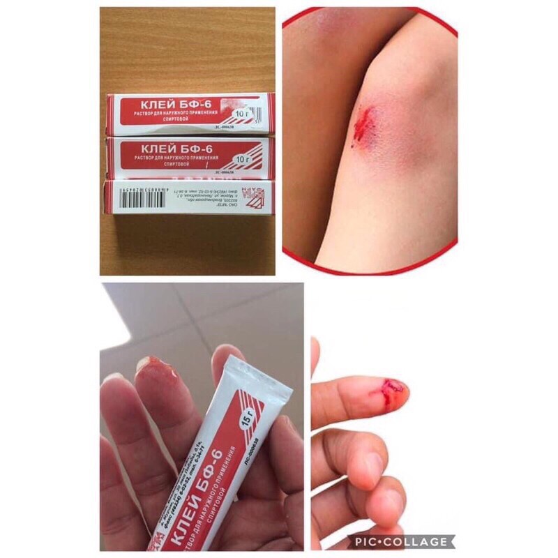 Gel BF6 Nga nhanh lành mọi vết thương, cầm máu