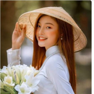 Nón lá đan thưa chụp ảnh đẹp