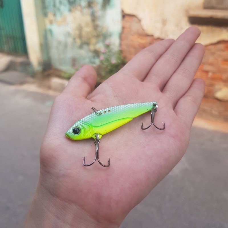 Mồi cá lure/Cá sắt Vib Lazer_Mồi câu cá lóc