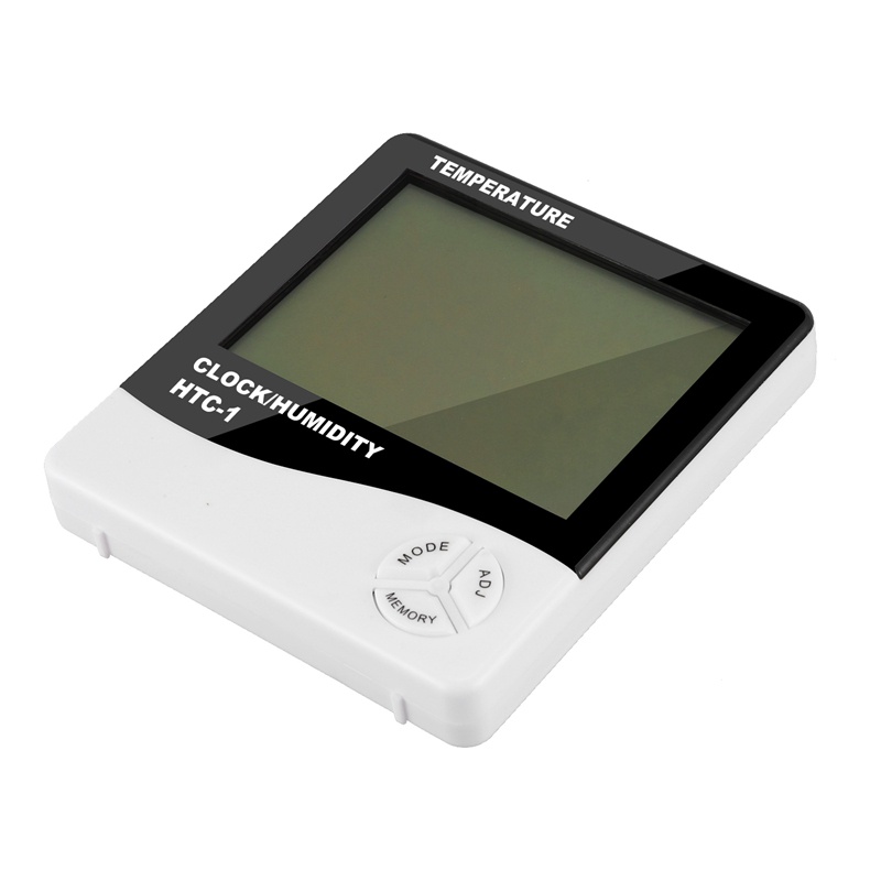 Đồng Hồ Báo Thức Đo Nhiệt Độ Độ Ẩm Màn Hình LCD Kỹ Thuật Số