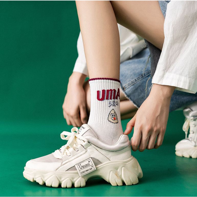Set 5 Đôi Tất Vớ Nữ Cao Cổ Umai Như Ảnh