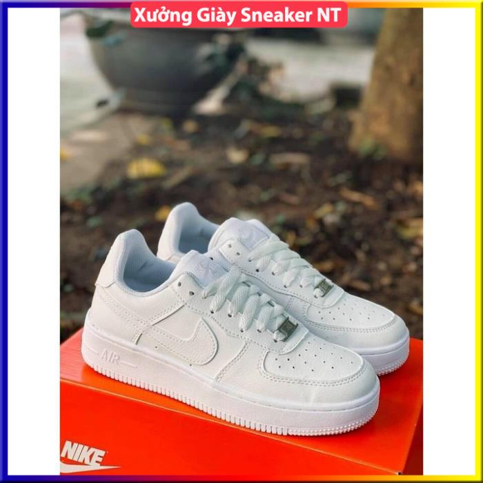 Giày thể thao AF1 trắng full , giày dép nam nữ sneaker air force 1 hot hit bản đẹp full box | BigBuy360 - bigbuy360.vn