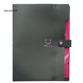 [Hàng mới về] Office Plastic Folders Multi Pocket Organizer A4 File Expansion Document Folder